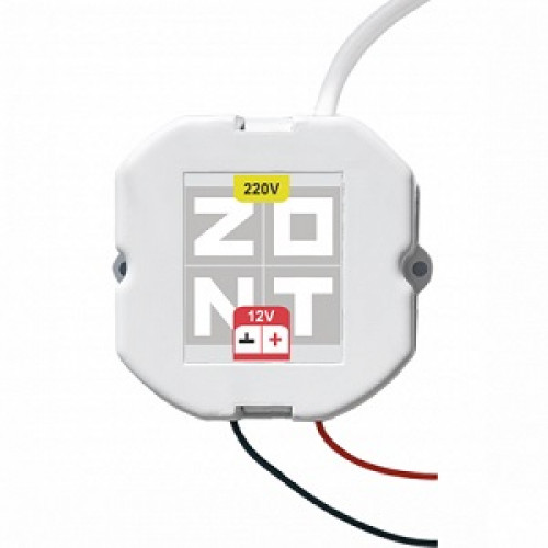 Блок питания Zont 12V в подрозетник