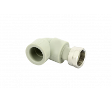 Угольник PPR с накидной гайкой 25x3/4" FV-Plast AA227025034