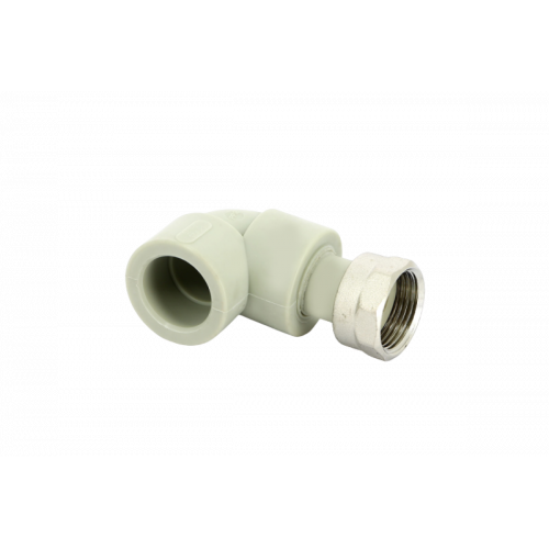 Угольник PPR с накидной гайкой 25x3/4" FV-Plast AA227025034