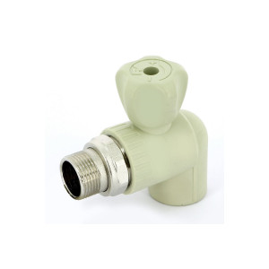 Кран шаровой радиаторный 25x3/4" НР, угловой PPR FV-Plast AA290025034
