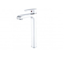 Смеситель для раковины Groсenberg GB3010 Белый хром GB3010WC