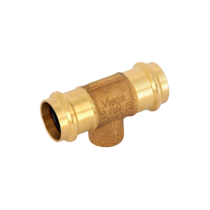Тройник пресс-В 28 х 1/2" х 28, бронза Sanpress Viega 119768