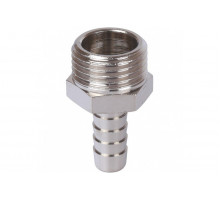 Штуцер никелированный Stout НР 1/2"x10