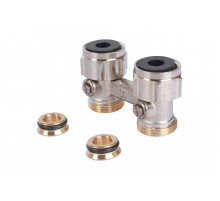 Узел нижнего подключения радиатора 3/4" НР x 3/4" НГ, прямой Multiflex F Oventrop 1015813