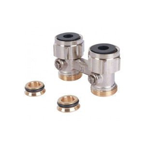 Узел нижнего подключения радиатора 3/4" НР x 3/4" НГ, прямой Multiflex F Oventrop 1015813