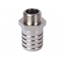 Штуцер никелированный Stout НР 1/2"x25