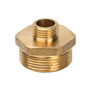 Ниппель латунный НН переходной 1 1/4"x1/2 Stout SFT-0003-011412