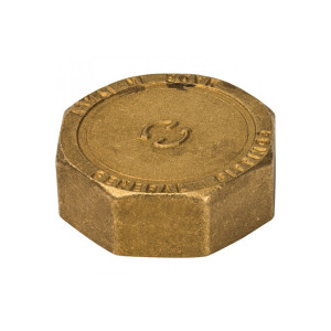 Заглушка латунная ВР 1 1/2" Stout SFT-0026-000112