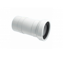 Гофра для унитаза 110 440 мм с гладким окончанием McALPINE WC-F23P MRWC-F23P
