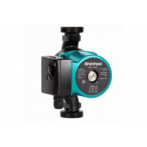 Циркуляционный насос BASIC S 25-8S 180 1x230V Shinhoo