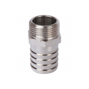 Штуцер никелированный Stout НР 1/2"x14