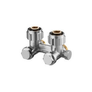 Узел нижнего подключения радиатора 3/4" НГ x 3/4" НР, угловой Multiflex F ZBU Oventrop 1015944