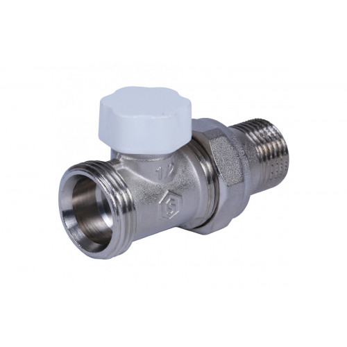 Клапан запорно-балансировочный 1/2"х3/4"ЕК, прямой Stout SVL-1196-000015