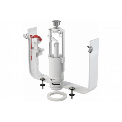 Выпускной комплект со стоп кнопкой А15 1/2", боковой Alcaplast SA2000 SA2000-1/2"