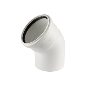 Отвод канализационный Raupiano Plus 110х45° Rehau (11234441001) 11234441001