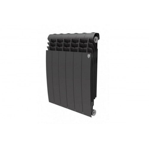 Радиатор алюминиевый секционный Royal Thermo Biliner Alum Noir Sable 500 х 4 секции RTBANS500/4