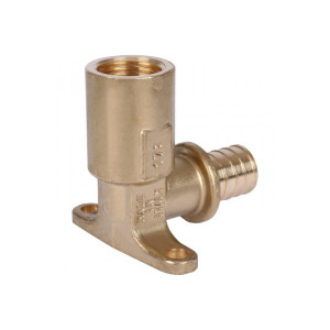Угольник настенный с длинным нарезным патрубком 20-Rp 1/2" Stout SFA-0032-002012