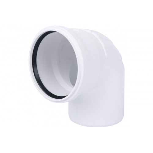 Отвод канализационный Raupiano Plus 110х87° Rehau (11234641001) 11234641001