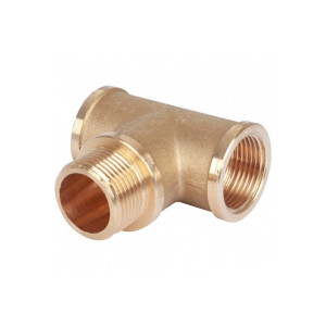 Тройник латунный ВНВ 3/4"x3/4"x3/4" Stout