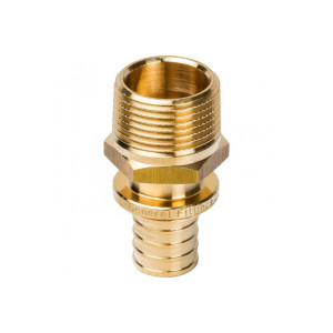 Переходник с наружной резьбой 20xR 3/4" для труб из сшитого полиэтилена Stout SFA-0001-002034