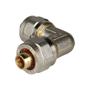 Угольник 90° 16х16 для металлопластиковых труб, винтовой Stout SFS-0003-001616