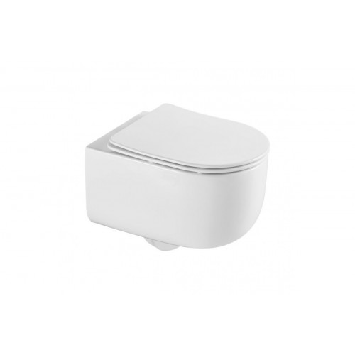 Подвесной унитаз BelBagno Soft-tor, BB084CH-TOR, безободковый, белый