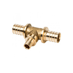 Тройник переходной 25x16x25 для труб из сшитого полиэтилена Stout SFA-0014-251625