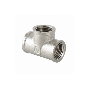 Тройник латунный с внутренней резьбой 3/4" Valtec