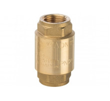 Клапан обратный пружинный муфтовый 1/2" с металлическим седлом Stout SVC-0011-000015