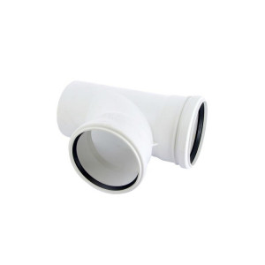 Тройник канализационный Raupiano Plus 110/110х87° Rehau (11230051001) 11230051001