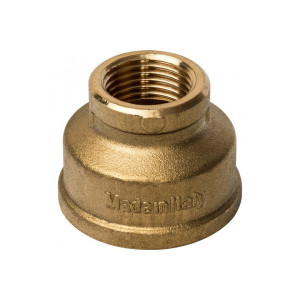 Муфта латунная ВВ переxодная 1"x1/2 Stout SFT-0005-000112