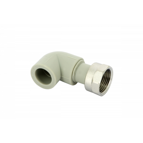Угольник PPR с накидной гайкой 20х3/4" FV-Plast AA227020034