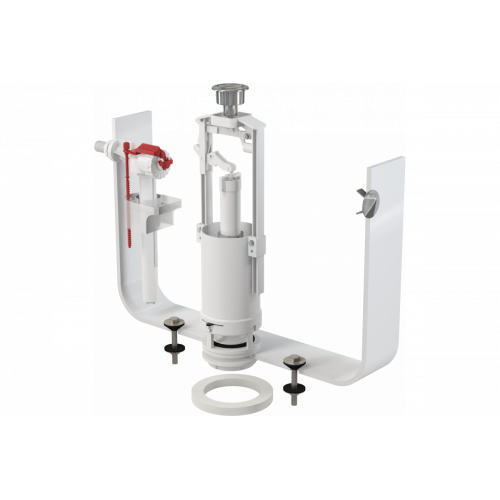 Выпускной комплект со стоп кнопкой А15 3/8", боковой Alcaplast SA2000 SA2000-3/8"