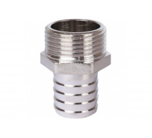 Штуцер никелированный Stout НР 1"x25