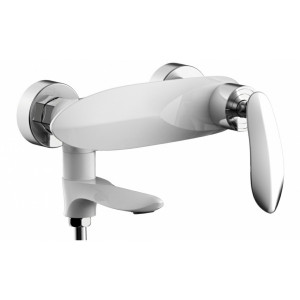 Смеситель для ванны с ручным душем Groсenberg GB8001 Белый хром GB8001WC