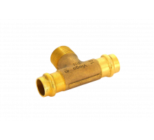 Тройник пресс-Н 18 х 3/4" x 18, бронза Sanpress Viega 281328