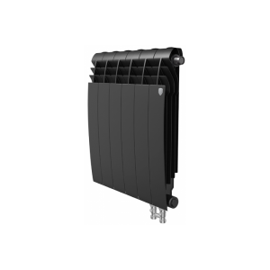 Радиатор Royal Thermo 500 х 4 секции BiLiner Noir Sable VD биметаллический секционный RTBNSV500/4