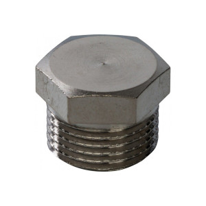 Заглушка никелированная Stout НР 3/8 SFT-0025-000038