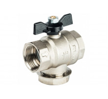 Кран шаровой с фильтром 1", ручка бабочка Stout SVF 0002 000025