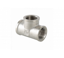 Тройник латунный с внутренней резьбой 1" Valtec
