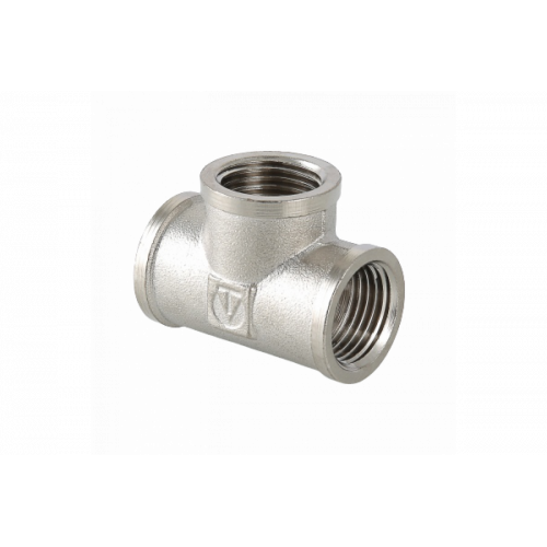 Тройник латунный с внутренней резьбой 1" Valtec