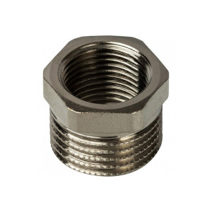 Футорка никелированная Stout 1/2x3/8