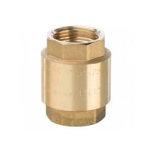 Клапан обратный пружинный муфтовый 1" с пластиковым седлом Stout SVC-0012-000025