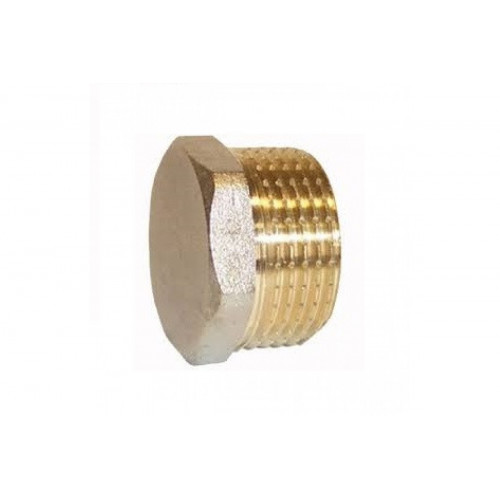 Заглушка 3/4" НР с белым колпаком никель Millennium XZMB3434