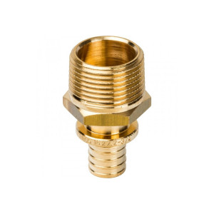 Переходник с наружной резьбой 16xR 3/4" для труб из сшитого полиэтилена Stout SFA-0001-001634