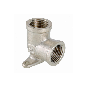 Угольник латунный с креплением с внутренней резьбой 1/2" Valtec