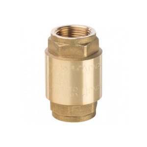 Клапан обратный пружинный муфтовый 3/4" с металлическим седлом Stout SVC-0011-000020