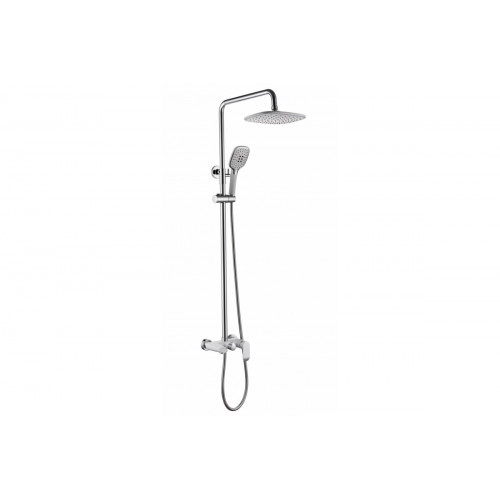Душевая система Grocenberg GB7010 Белый хром GB7010WC