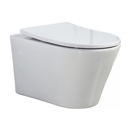 Унитаз подвесной BelBagno Flay-R BB506CH, безободковый