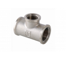 Тройник латунный переходной с внутренней резьбой 3/4"х1/2"х3/4" Valtec